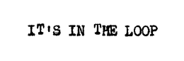 IT'S IN THE LOOP trademark