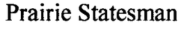 PRAIRIE STATESMAN trademark