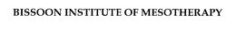 BISSOON INSTITUTE OF MESOTHERAPY trademark