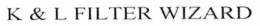 K & L FILTER WIZARD trademark