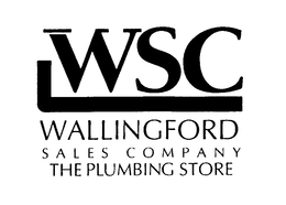 WSC WALLINGFORD SALES COMPANY THE PLUMBING STORE trademark