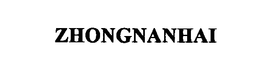 ZHONGNANHAI trademark