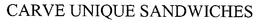 CARVE UNIQUE SANDWICHES trademark