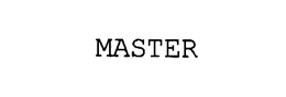 MASTER trademark