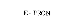 E-TRON trademark
