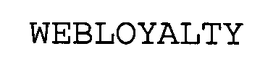 WEBLOYALTY trademark