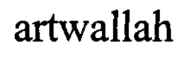 ARTWALLAH trademark