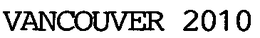 VANCOUVER 2010 trademark
