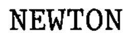 NEWTON trademark