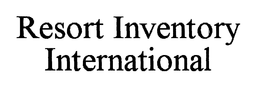 RESORT INVENTORY INTERNATIONAL trademark
