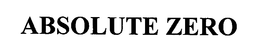 ABSOLUTE ZERO trademark