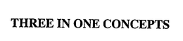 THREE IN ONE CONCEPTS trademark