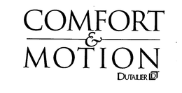 COMFORT & MOTION DUTAILIER trademark