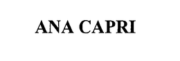 ANA CAPRI trademark