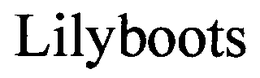 LILYBOOTS trademark