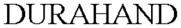 DURAHAND trademark