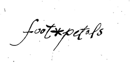 FOOT PETALS trademark