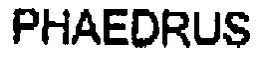PHAEDRUS trademark