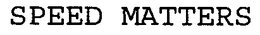 SPEED MATTERS trademark