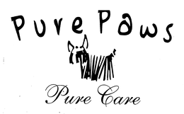 PURE PAWS PURE CARE trademark