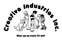 CREATIVE INDUSTRIES INC. WHAT CAN WE CREATE FOR YOU? trademark