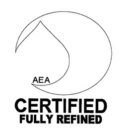 AEA CERTIFIED FULLY REFINED trademark