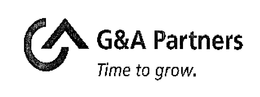 GA G&A PARTNERS TIME TO GROW. trademark