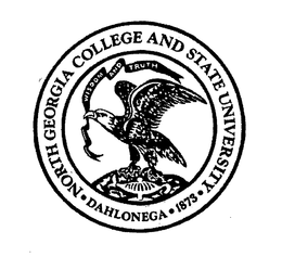 NORTH GEORGIA COLLEGE & STATE UNIVERSITY DAHLONEGA 1873 WISDOM AND TRUTH trademark