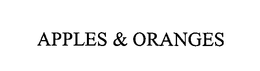 APPLES & ORANGES trademark