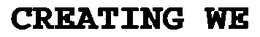 CREATING WE trademark