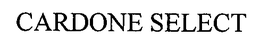 CARDONE SELECT trademark
