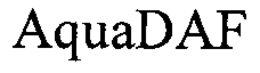 AQUADAF trademark
