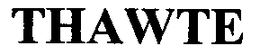 THAWTE trademark
