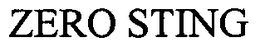 ZERO STING trademark