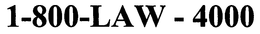 1-800-LAW - 4000 trademark