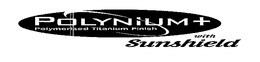 POLYNIUM + POLYMERIZED TITANIUM FINISH WITH SUNSHIELD trademark