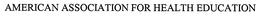 AMERICAN ASSOCIATION FOR HEALTH EDUCATION trademark