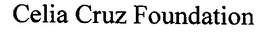 CELIA CRUZ FOUNDATION trademark