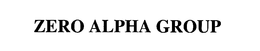 ZERO ALPHA GROUP trademark