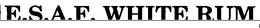 E.S.A.F. WHITE RUM trademark