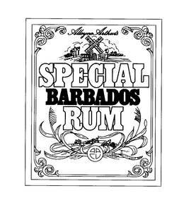ALLEYNE ARTHUR'S SPECIAL BARBADOS RUM trademark