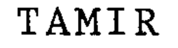 TAMIR trademark