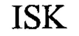 ISK trademark