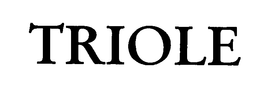 TRIOLE trademark