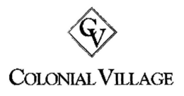 CV COLONIAL VILLAGE trademark