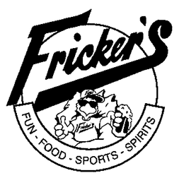 FRICKER'S FUN-FOOD-SPORTS-SPIRITS trademark