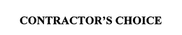 CONTRACTOR'S CHOICE trademark