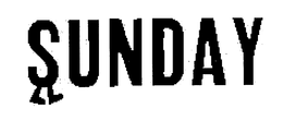 SUNDAY trademark