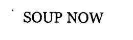SOUP NOW trademark