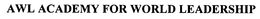 AWL ACADEMY FOR WORLD LEADERSHIP trademark